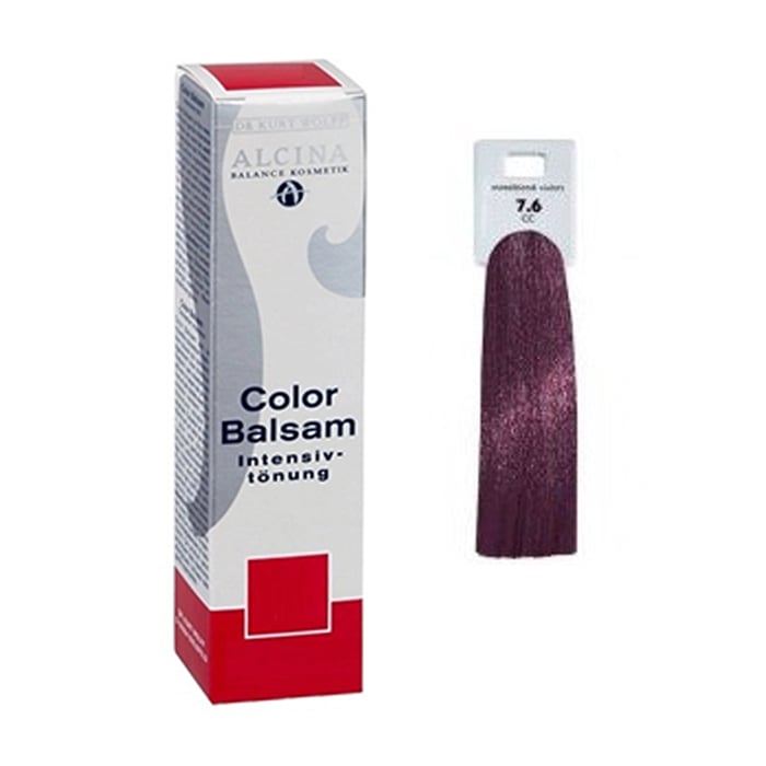 Уцінка! Тонувальна бальзам-фарба для волосся Alcina Balance Color Balsam 7.6 Medium Blond Violet, 60 мл