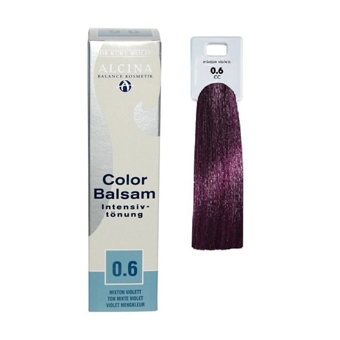 Уцінка! Тонувальна бальзам-фарба для волосся Alcina Balance Color Balsam 0.6 Mixton Violet, 60 мл (мікстон)