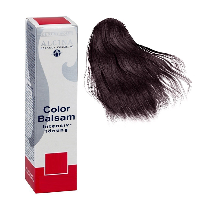 Уцінка! Тонувальна бальзам-фарба для волосся Alcina Balance Color Balsam 4.56 Medium Brown Red Violet, 60 мл
