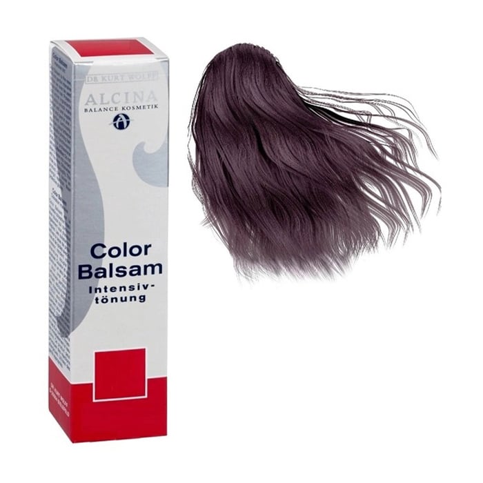 Уцінка! Тонувальна бальзам-фарба для волосся Alcina Balance Color Balsam 5.6 Light Brown Violet, 60 мл